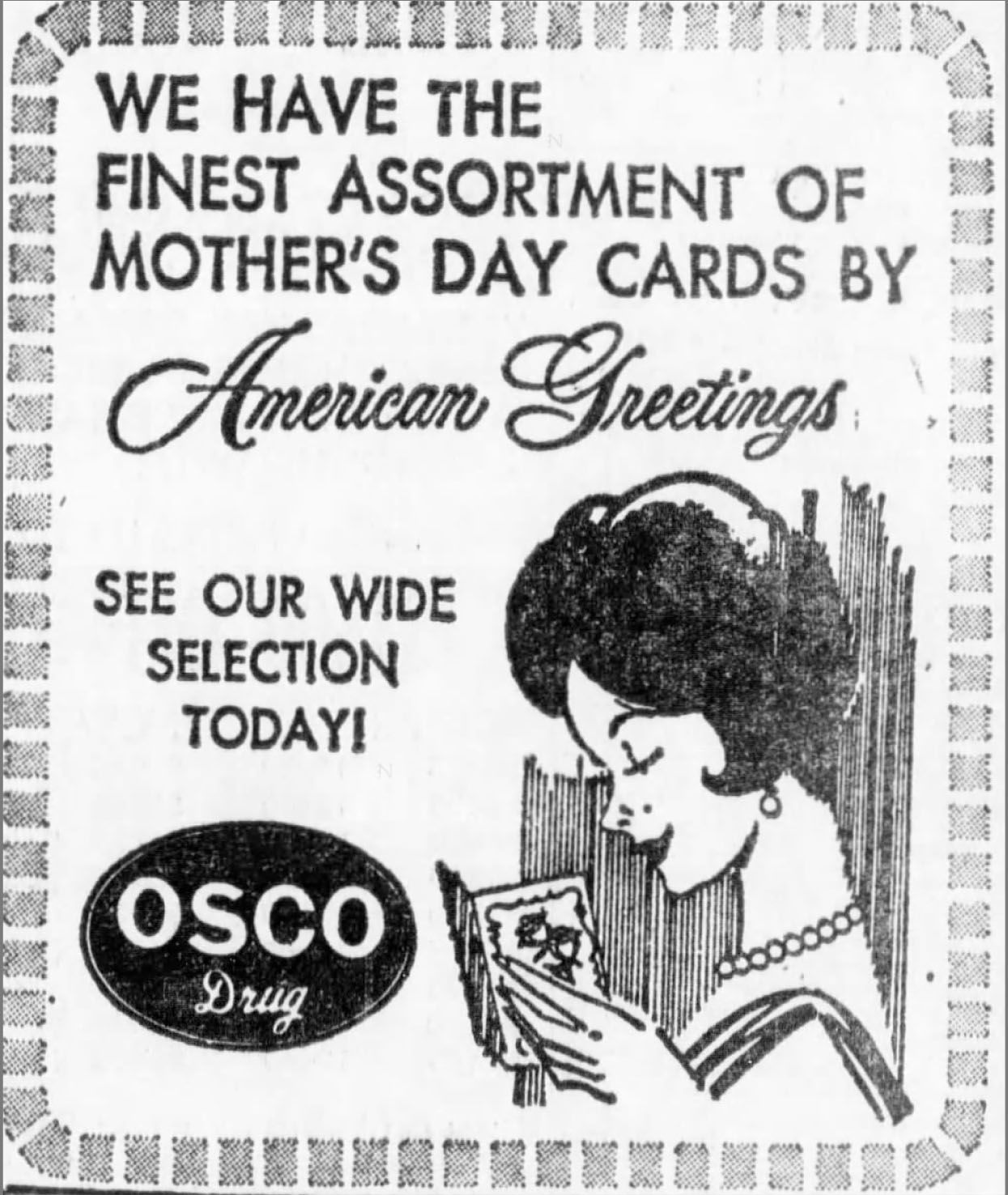 We have the finest assortment of Mother's Day cards by American Greetings
